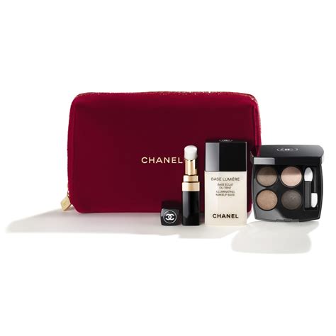 chanel make up set box|chanel makeup set with bag.